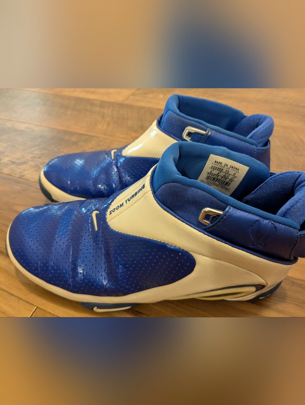 Nike Men’s Air Zoom Flight Turbine Sneakers 2002 Size 9 collectors